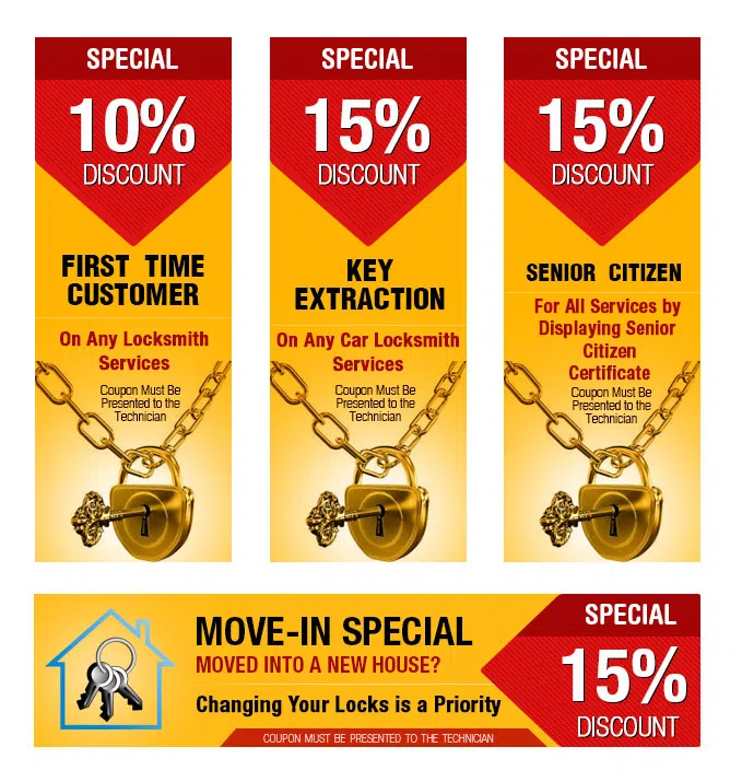 Manhattan Beach Locksmiths Manhattan Beach, CA 310-844-9190 - coupon-1-set-four